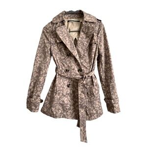 Anthropologie Daughters Of The Liberation Subtle Survival Trench Size 0